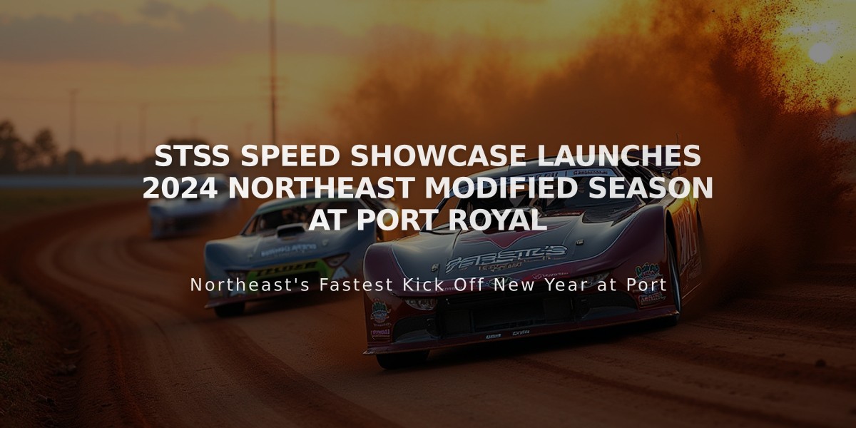 STSS Speed Showcase Launches 2024 Northeast Modified Season at Port Royal