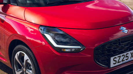 Close-up of Suzuki Swift front